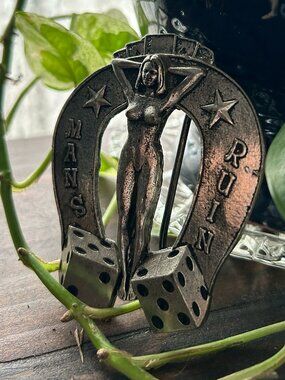 Man's Ruin Silver-Toned Belt Buckle